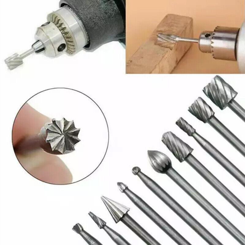 Screwdrivers: 20Pcs Tungsten Steel Solid Carbide Burrs For Dremel Rotary Tool Bit Accessories