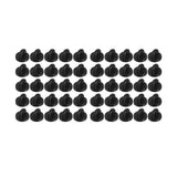 Men's Accessories: 50PCS Black Butterfly Pin Backs Plastic Locking Caps for Badges Lapel Pins Brooches