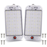 2Pcs 12V 48Led Truck Car Ute Caravan Interior Roof Ceiling Dome Light Cabin Lamp