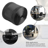 Cable Management: Cable Cover Nylon Sticky Wire Protector Floor Blanket Reusable Cord Tube Cover - Black-3Meter(with adhesive)-Floor