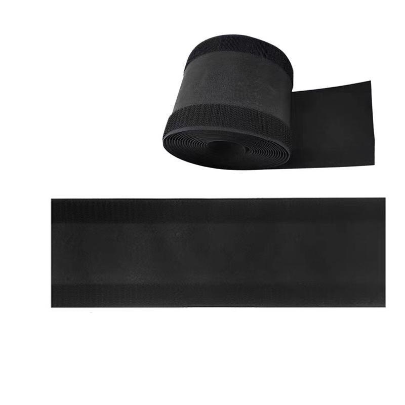 Cable Management: Cable Cover Nylon Sticky Wire Protector Floor Blanket Reusable Cord Tube Cover - Black-3Meter(with adhesive)-Floor