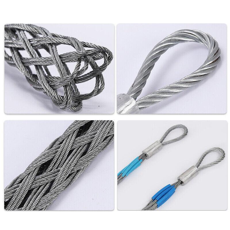 Hand Tools: Stainless Steel Cable Pulling Sock Wire Grip Tool for NBN Telstra Ducting 6 Sizes - Red(10-12MM)