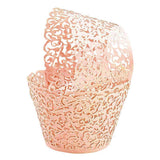 Bakeware & Accessories: 25pcs Laser Cut Cupcake Wrappers Wedding Party Baking Decorations in 8 Colours - Black
