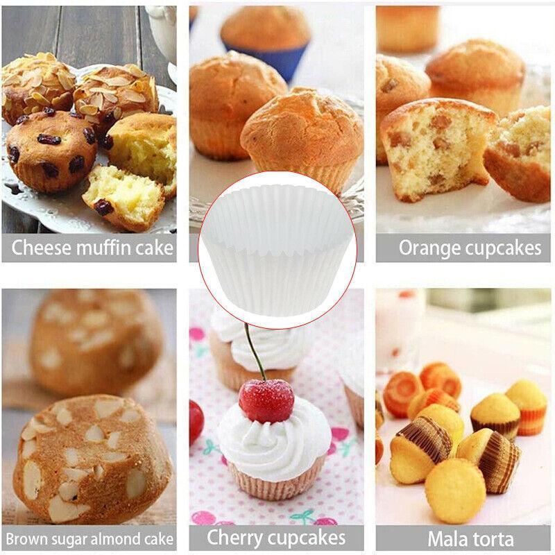 Bakeware & Accessories: Patty Pans Muffin Cases Choc 600/Pk Cake Boards Cupcake Liners Boxes Baking Cups - 600PCS-4CM