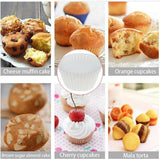Bakeware & Accessories: Patty Pans Muffin Cases Choc 600/Pk Cake Boards Cupcake Liners Boxes Baking Cups - 600PCS-4CM