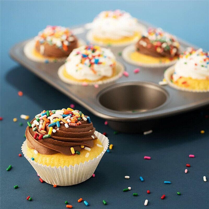 Bakeware & Accessories: Patty Pans Muffin Cases Choc 600/Pk Cake Boards Cupcake Liners Boxes Baking Cups - 600PCS-4CM