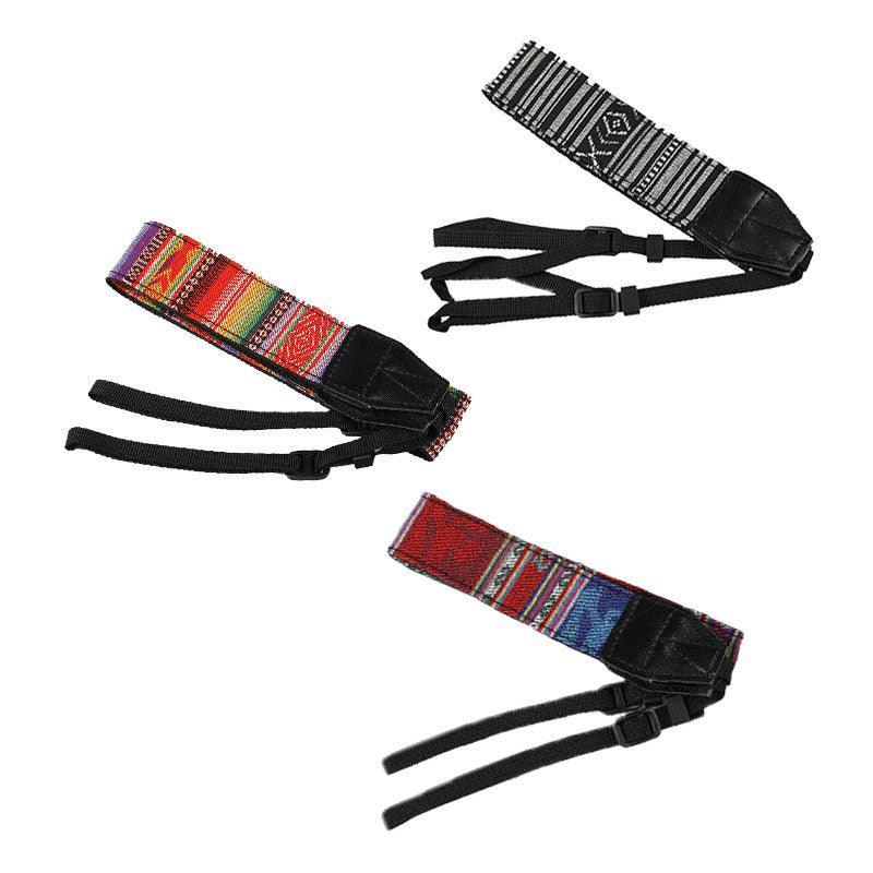 Camera Accessories: Camera Strap Compatible With Sony Nikon Olympus Dslr Canon Vintage Shoulder Neck - Black