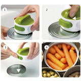Kitchen Utensils: Can Opener Set 2pcs Manual Bottle Opener Stainless Steel Kitchen Tool for Home