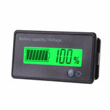 Automotive Gauges: Lcd 12V-48V Battery Capacity Indicator Voltage Voltmeter Monitor Meter Caravan