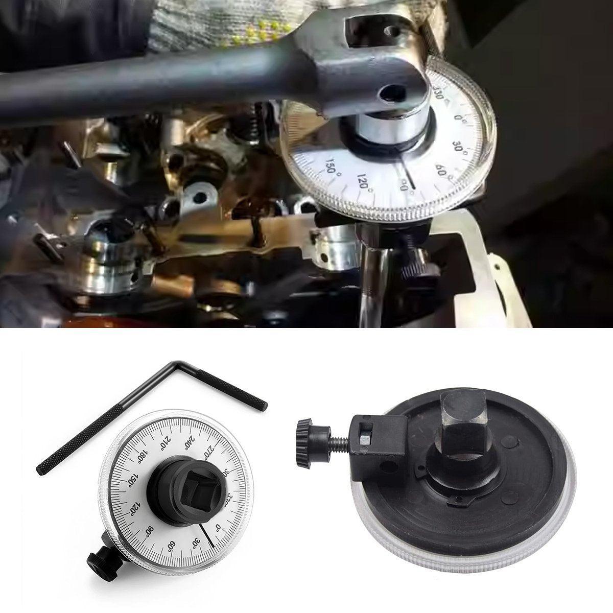 Measuring Tools & Sensors: Automobile Torque Meter Angle Measuring Instrument Tool for Wrench and Ruler