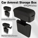 Automotive Decor: Multifunctional Armrest Storage Box Gap Organizer for Vehicle Interior Use