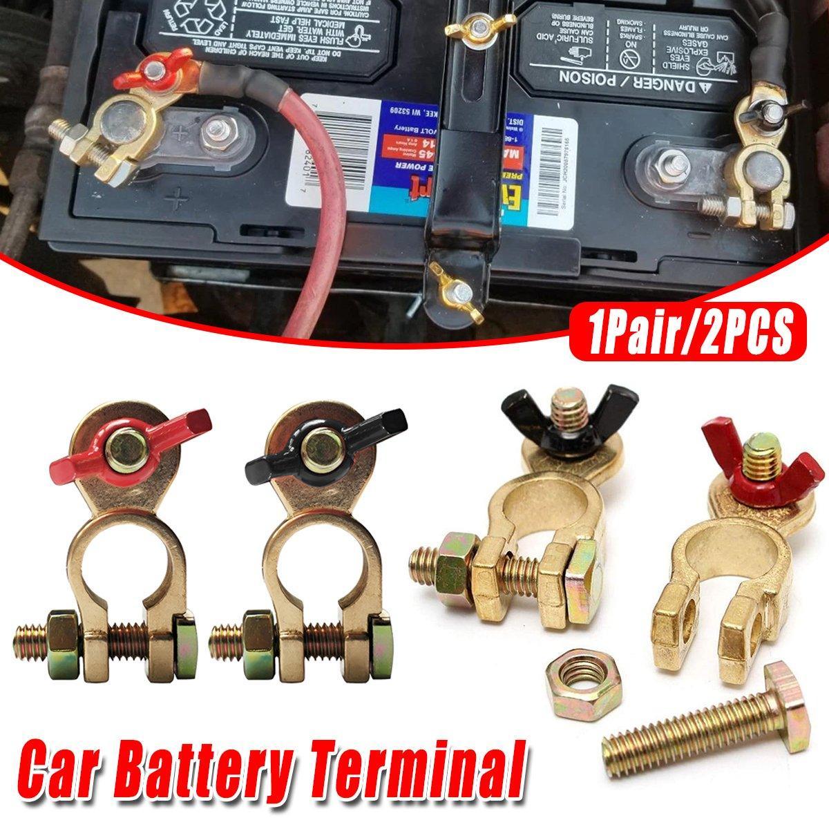 Automotive Repair & Speciality Tools: 2pcs Car Battery Clamp Connector Heavy Duty Cable Battery Head Terminal Kit