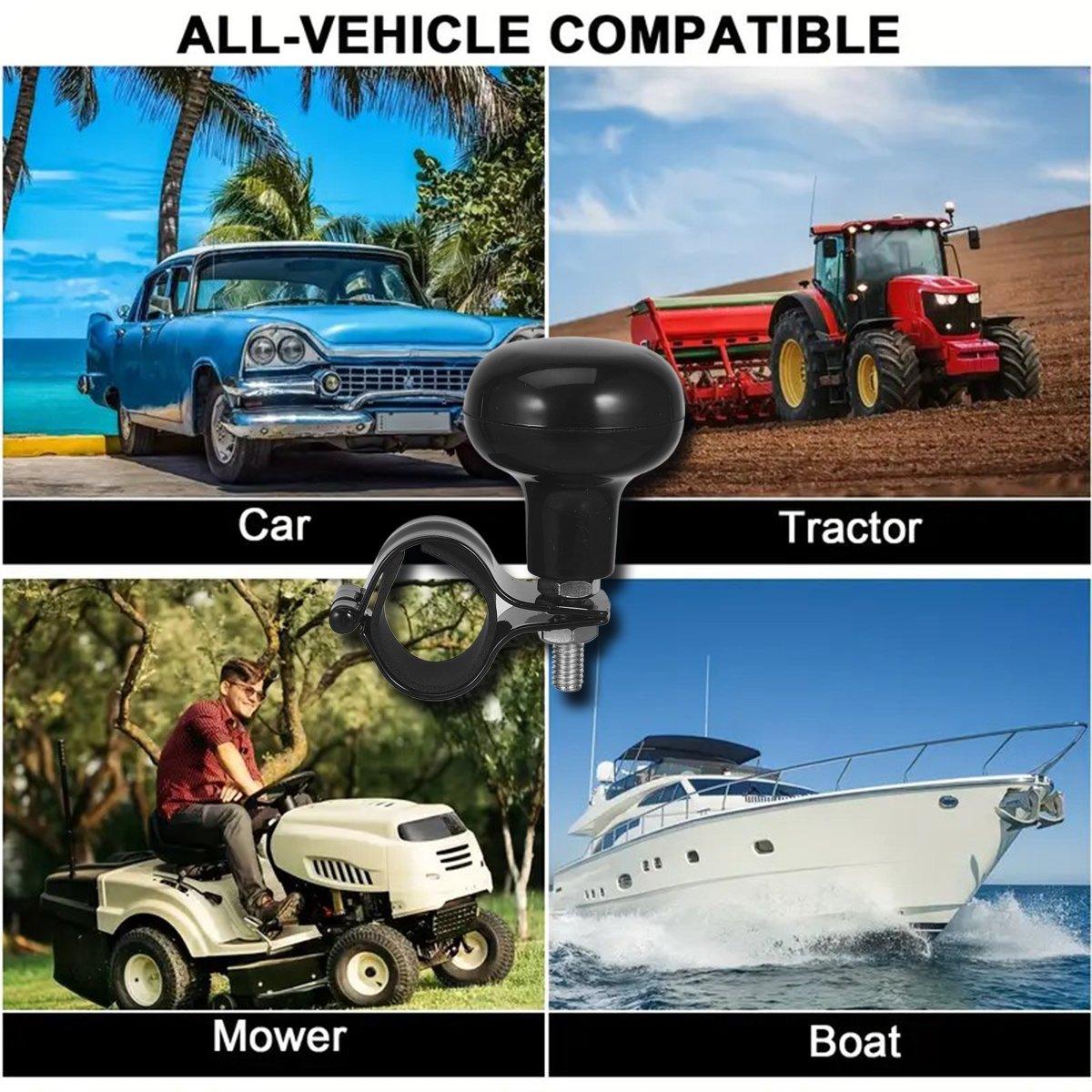 Automotive Parts: 2PCS Car Steering Wheel Booster Auxiliary Ball One Hand Turn Saver Driving Aid