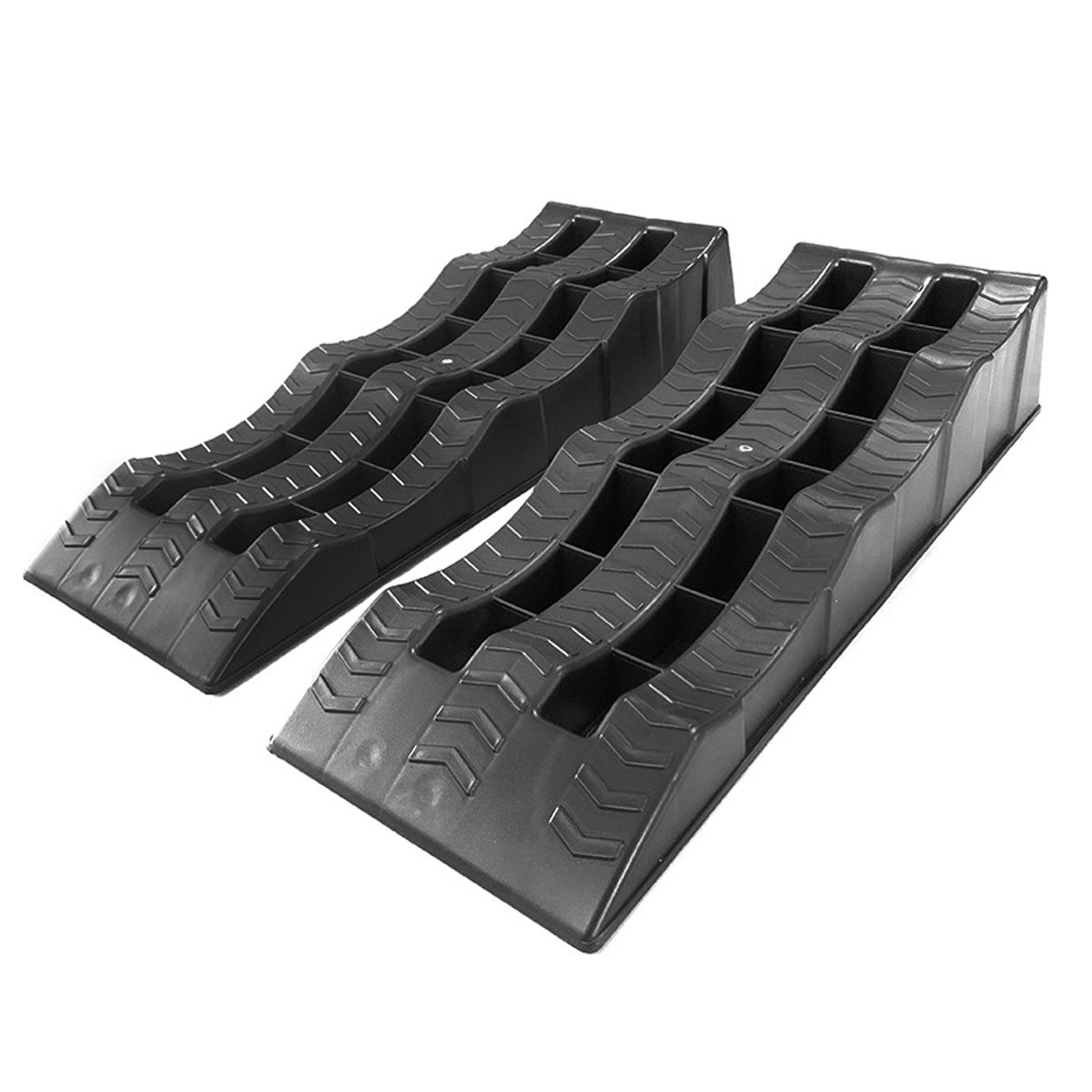 Automotive Parts: 2pcs Plastic Three Step Parking Tire Pads for Cars Recreational Vehicles RV