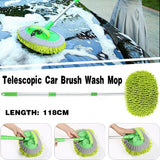 Automotive Cleaning: New Telescopic Car Brush Wash Soft Care Mop Vehicle Cleaning Window Adjustable - Car Brush Wash Mop