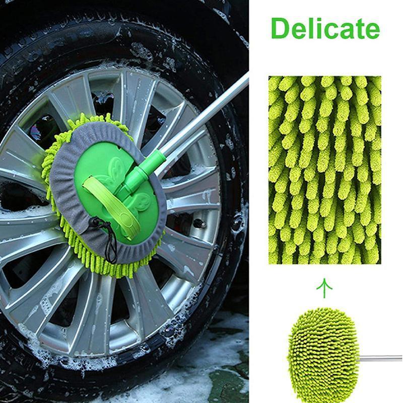 Automotive Cleaning: New Telescopic Car Brush Wash Soft Care Mop Vehicle Cleaning Window Adjustable - Car Brush Wash Mop