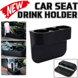 Automotive Decor: Multifunctional Car Console Gap Cup Holder for Bottles Snacks and Small Items