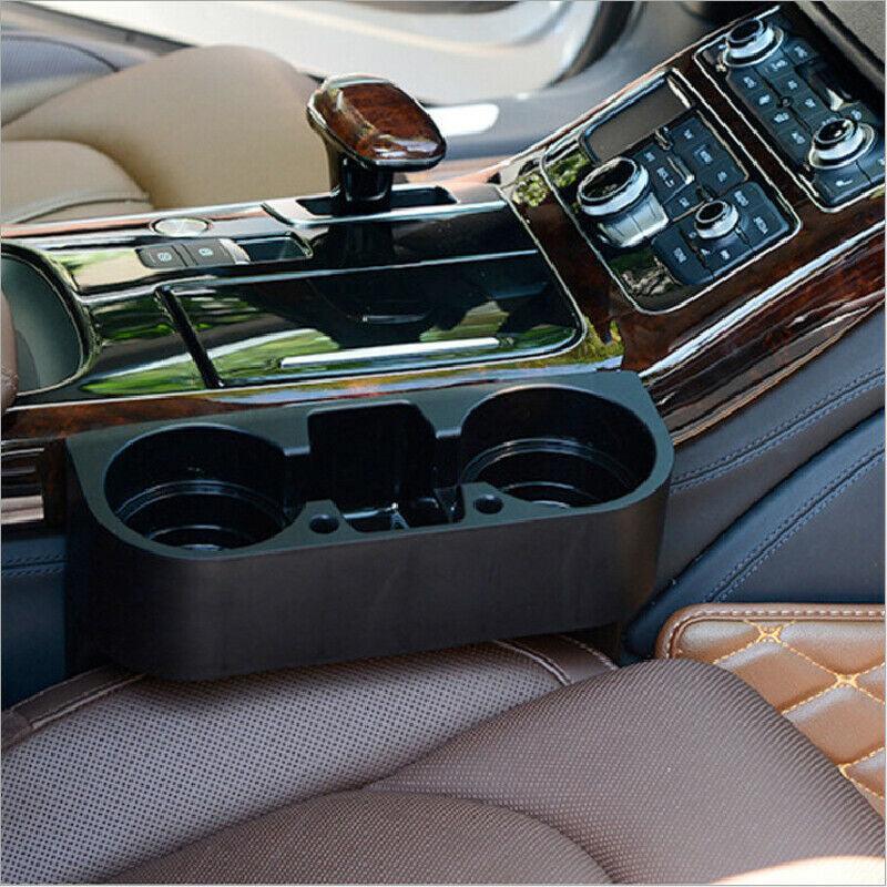 Automotive Decor: Multifunctional Car Console Gap Cup Holder for Bottles Snacks and Small Items