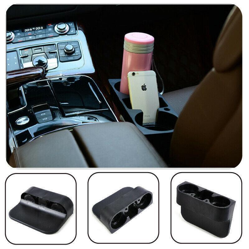 Automotive Decor: Multifunctional Car Console Gap Cup Holder for Bottles Snacks and Small Items