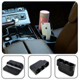 Automotive Decor: Multifunctional Car Console Gap Cup Holder for Bottles Snacks and Small Items