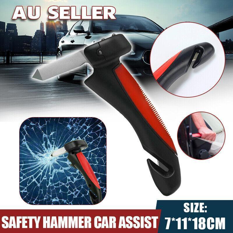 Mobility & Accessibility: Car Door Handle Disability Elderly Standing Aid Cane Glass Breaker Flashlight Au - 1PC