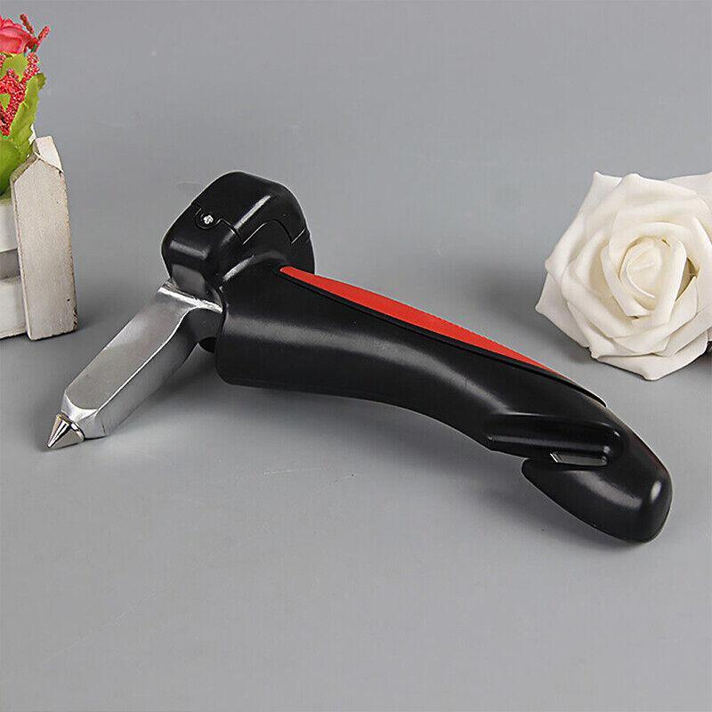 Mobility & Accessibility: Car Door Handle Disability Elderly Standing Aid Cane Glass Breaker Flashlight Au - 1PC