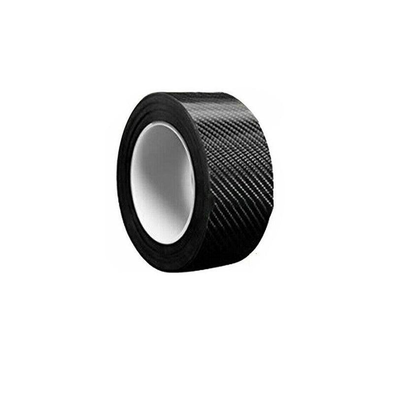 Automotive Parts: Cardoor Sill Protector Strip Carbon Fiber Bumper Sticker Rubber Trim Edge 5Cm*3M