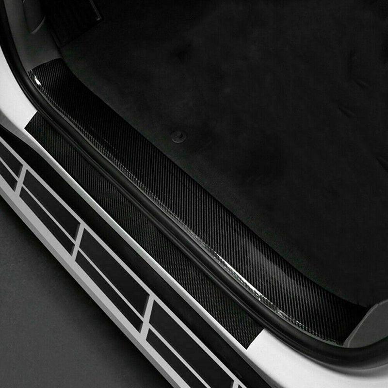 Automotive Parts: Cardoor Sill Protector Strip Carbon Fiber Bumper Sticker Rubber Trim Edge 5Cm*3M