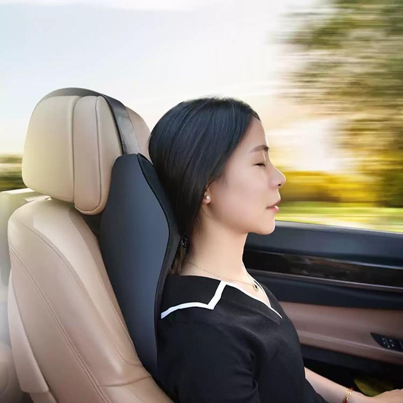 Automotive Parts: Memory Foam Vehicle Headrest Cushion for Neck and Lumbar Support Comfort