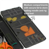 Fishing Tackle: Fishing Accessories Multifunctional Storage Box Tackle Organizer Case Waterproof