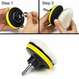 22Pcs 3" Buffing Waxing Polishing Sponge Pads Kit Set For Car Polisher Drill Au