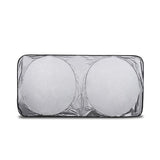 Automotive Decor: Car Windshield Sunshade Foldable 150×70cm UV Block Front Visor for SUV Van