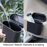 Automotive Decor: Mini Car Trash Bin with Lid Multifunction Rubbish Can for Vehicle Office Desktop Use