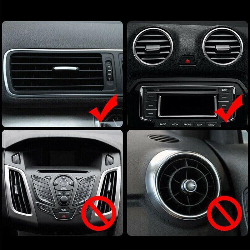 Automotive Decor: Car Cup Holder Air Vent Drink Mount Black Clip-On Can Bottle Holder for Vehicle Black