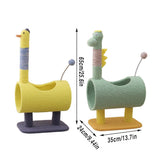 Cat Scratchers: Climbing Frame Cat Scratching Post Jumping Platform Pet Toys for Cats and Kitten - Yellow