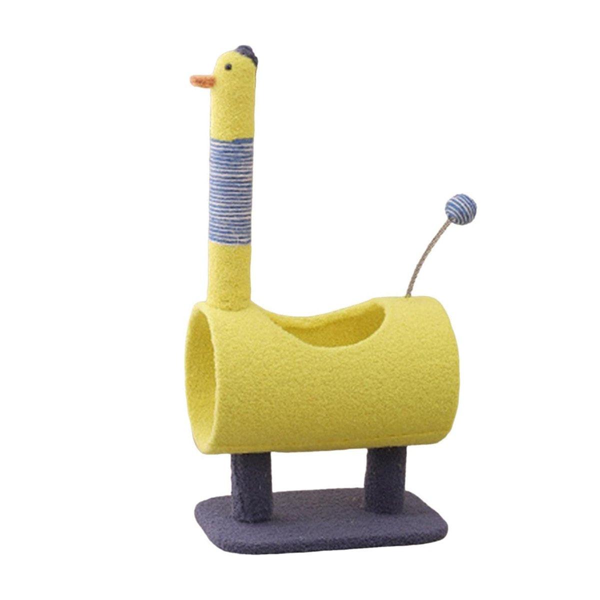 Cat Scratchers: Climbing Frame Cat Scratching Post Jumping Platform Pet Toys for Cats and Kitten - Yellow