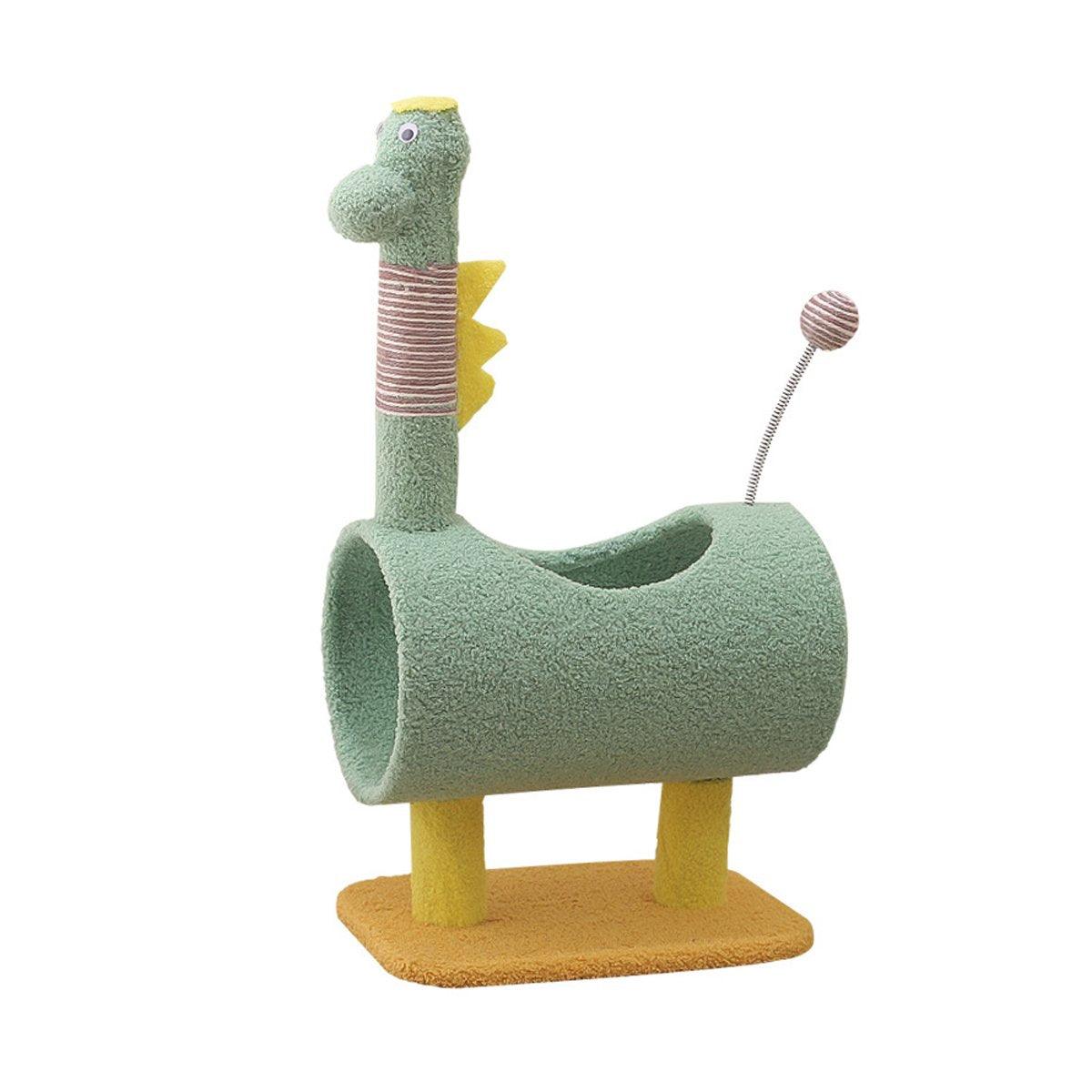 Cat Scratchers: Climbing Frame Cat Scratching Post Jumping Platform Pet Toys for Cats and Kitten - Yellow