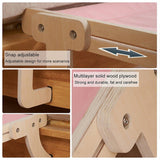 Cat Furniture: Window Hanging Cat Hammock Solid Wood Sun Bed Nest for All Seasons Durable - Grey+Orange