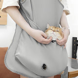 Reptile & Amphibian Habitats: Cat Carrying Apron Non Stick Hair Kangaroo Pouch Pet Grooming Suit Portable