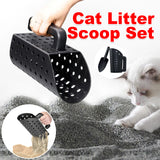2PCS Cat Litter Scoop Durable Plastic Cleaning Shovel Kitty Box Waste Removal