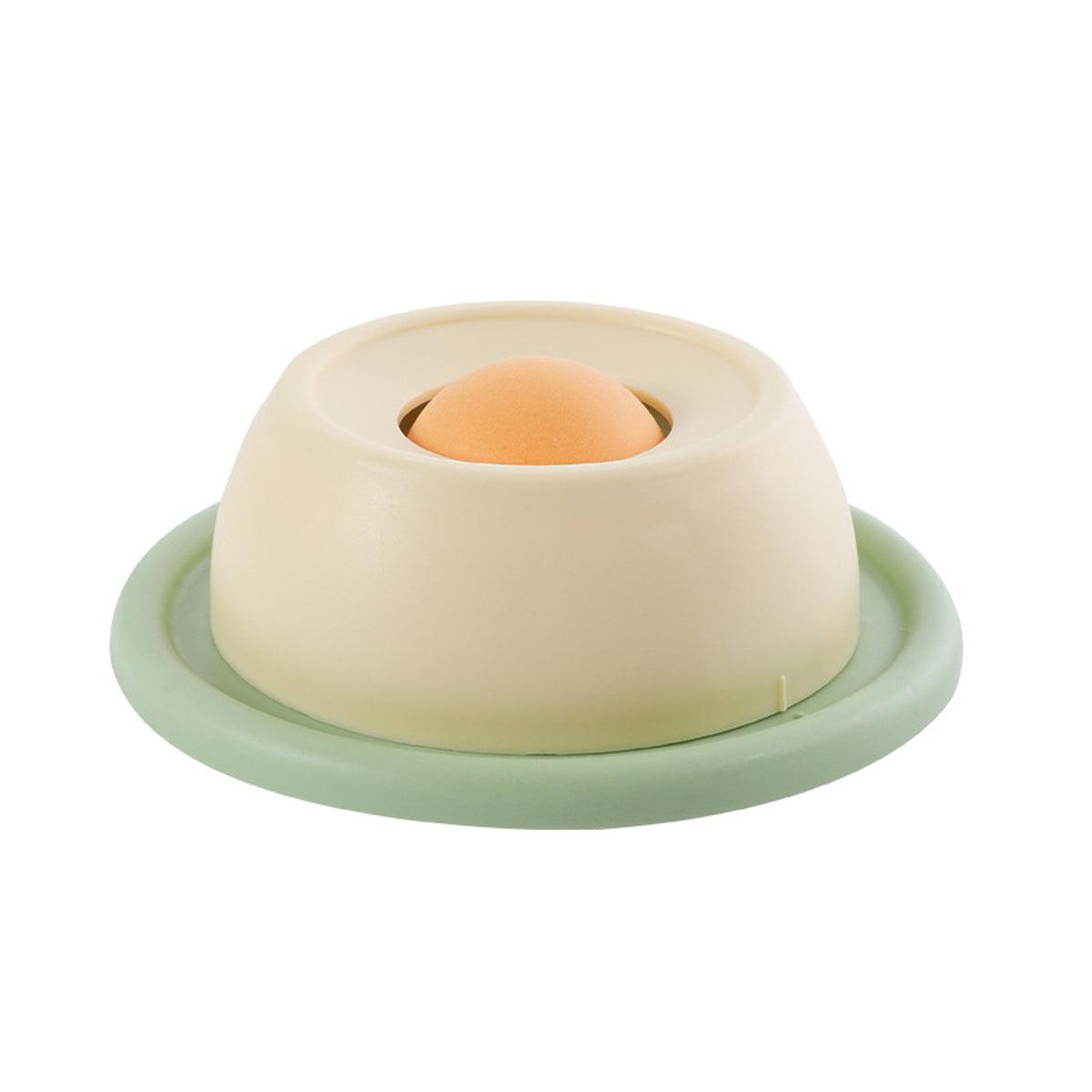 Cat Scratchers: Cat Lick Toys Slow Food Tray Tease Interactive Cat Toy for Eating and Fun - Green