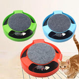 Dog Toys: Motion Kitten Cat Toy Catch The Mouse Chase Interactive Cat Training Scratchpad - Red