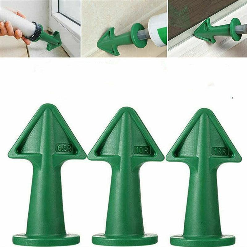 Caulking Tools: 17PCS Stainless Steel Perfect Caulking Nozzle Applicator Sealant Finishing Tool