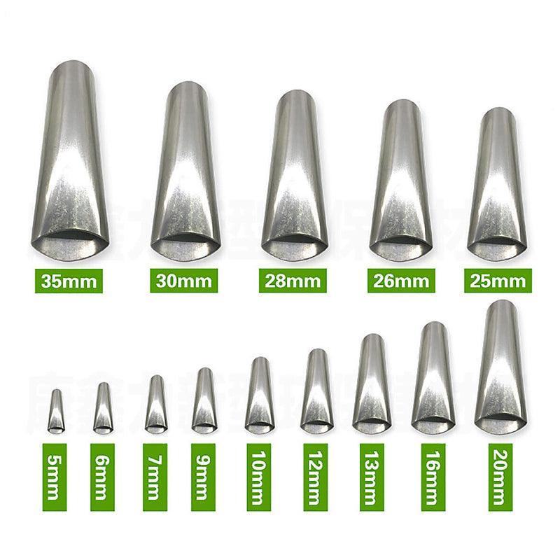 Caulking Tools: 17PCS Stainless Steel Perfect Caulking Nozzle Applicator Sealant Finishing Tool