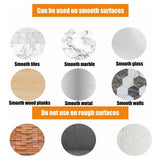 12 PCS Heavy Duty Self Adhesive Hooks Stainless Steel Ceiling Hooks for Home - Closed