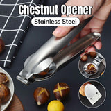 Kitchen Utensils: Chestnut Opener 304 Stainless Steel Cross Chestnut Shell Stripper Nut Cracker