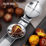 Kitchen Utensils: Chestnut Opener 304 Stainless Steel Cross Chestnut Shell Stripper Nut Cracker