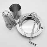 BBQs & Accessories: Stainless Steel Chicken Grill Outdoor BBQ Roaster Rack Portable Multi Functional