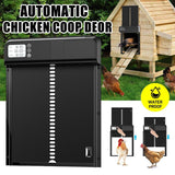 Coop & Hutch Accessories: Automatic Induction Electric Stainless Steel Coop Door Intelligent Timer Control