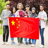 Outdoor Decorations & Lights: Large Chinese China Flag Heavy Duty Outdoor 90 X 150 cm - 3Ft X 5Ft